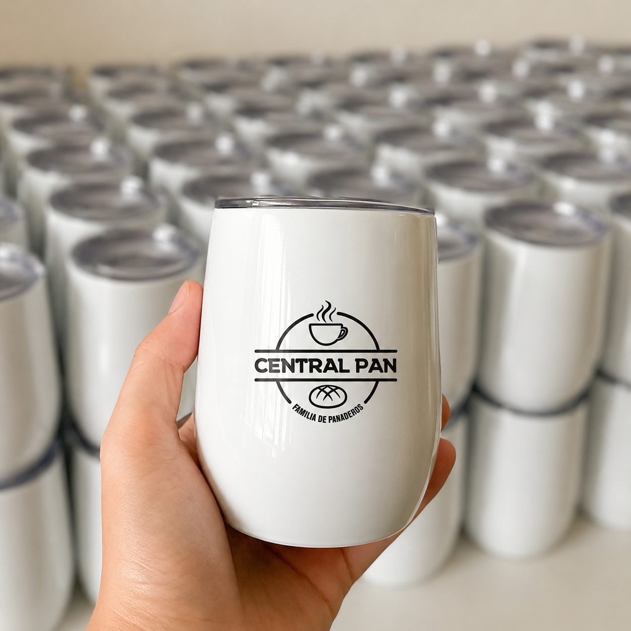 Mate personalizado con logo corporativo