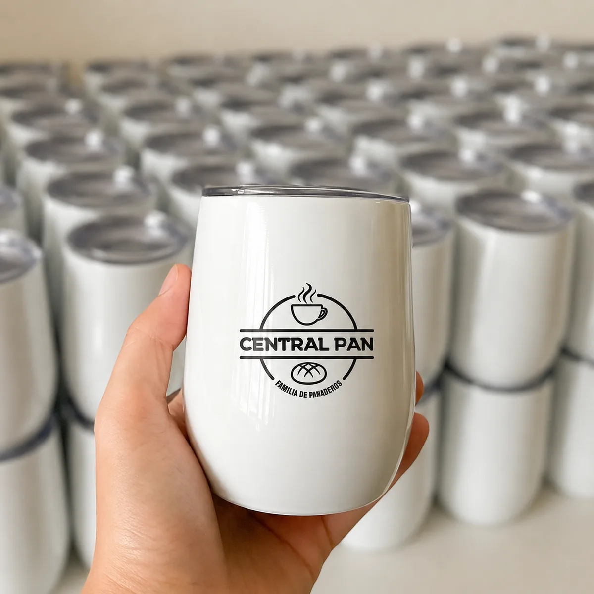 Mate personalizado con logo corporativo